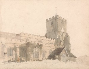 Église de Writtle, Essex - Thomas Girtin